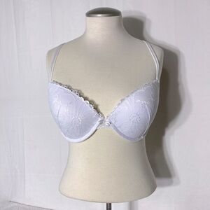 Urban Dusk White Lace Bra 36D